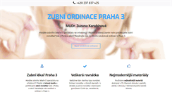Desktop Screenshot of ortodoncie-praha3.cz